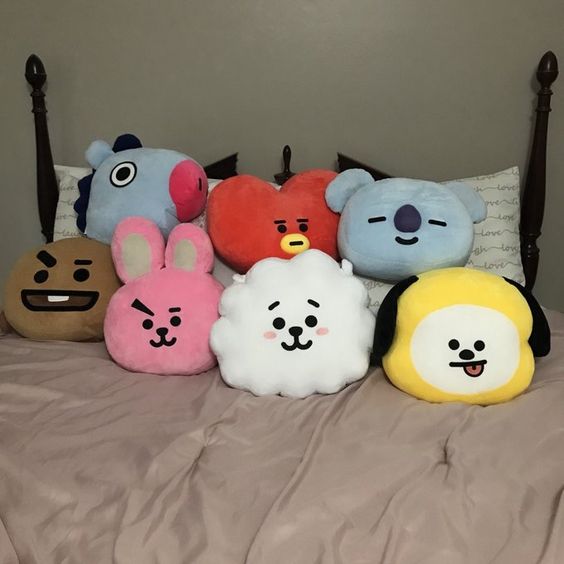 BT21 Plushie | BT21 Face Pillow – HeartnSeoul