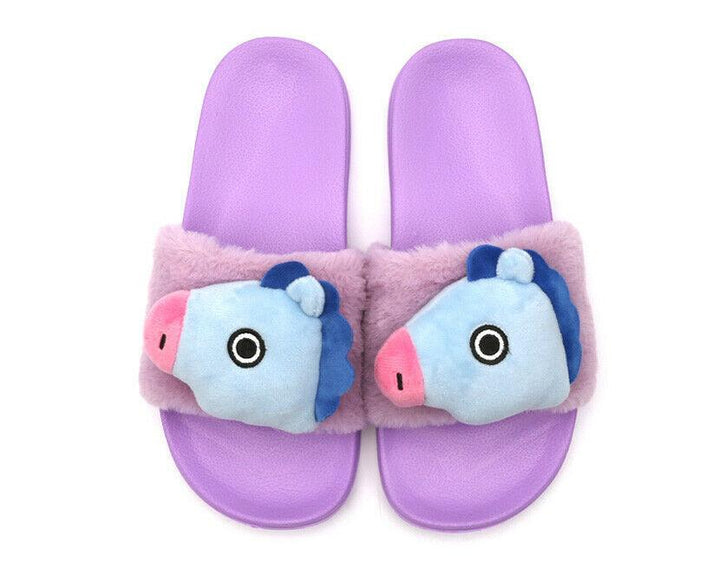 Bt21-mang-fur-slipper